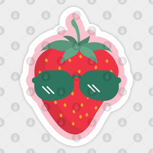 strawberry Sticker by hdezstore